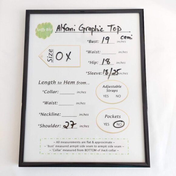 Alfani Angel Wing Sleeve Embellished Sheer Graphic Pullover Top - Picture 8 of 8